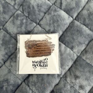 Beautifully Broken Flag Necklace